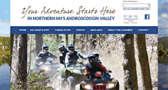 Desktop Screenshot of androscogginvalleychamber.com